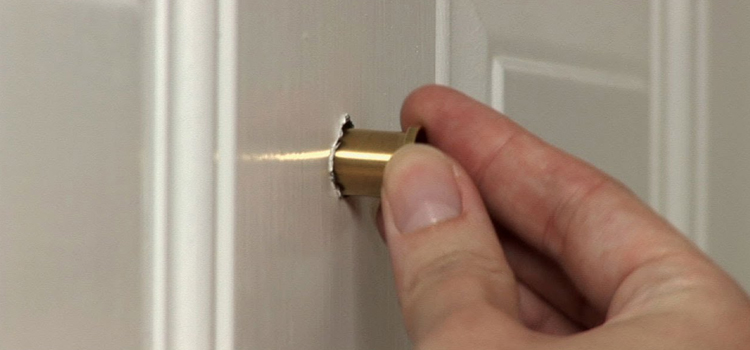 peephole door repair in Gilroy