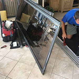 sliding glass door frame repair Gilroy